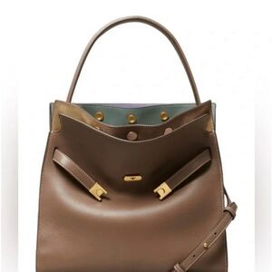 Tory Burch Small Brown Leather Shoulder Bag